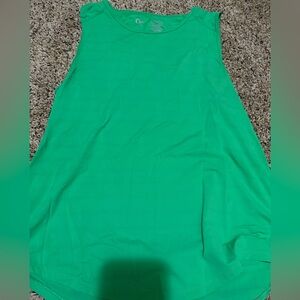 Vibrant Green Sleeveless Top